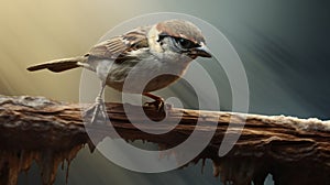 Realistic Sparrow Wallpapers With Dramatic Lighting And Creative Commons Attribution