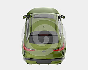 Realistic SUV car isolated on background. 3d rendering - illustration