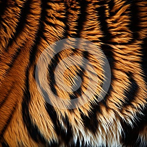 realistic tiger fur texture.