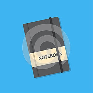 Realistic vector notebook