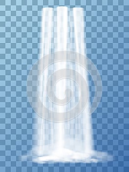 Realistic vector waterfall