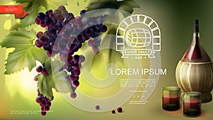 Realistic Winemaking Industry Background