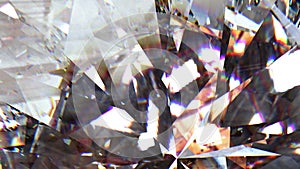 realistic wonderful rainbow diamond texture closeup, 3d illustration.