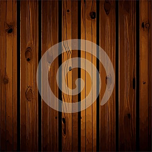 Realistic wood texture plank background, fiber texture pattern - Vector