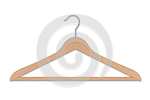 Clothes hanger isolated photo
