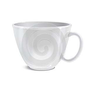 Realistically drawn mug