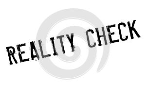 Reality Check rubber stamp