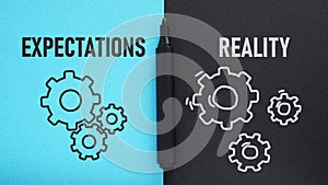 Reality vs Expectations are shown using the text