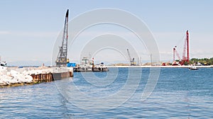 Realization of the movable bulkheads system to save Venice from