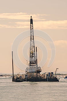 Realization of the movable bulkheads system to save Venice from