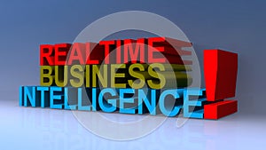 Realtime business intelligence on blue