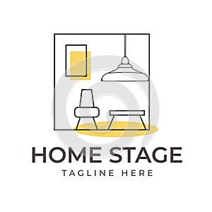 Realtor and Home staging luxury logo design