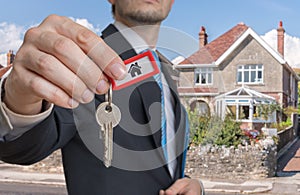 Realtor is selling house and giving you keys