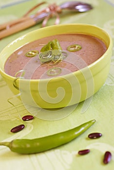 Ð¡ream soup from red string bean