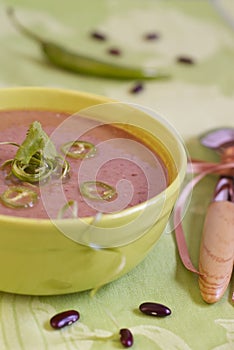 ÃÂ¡ream soup from red string bean photo