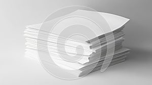 ream stack of white paper