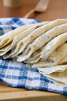 Ream of traditional tatar flatbread