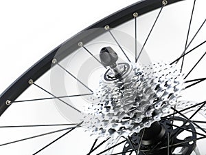 Rear bicycle cog cassette