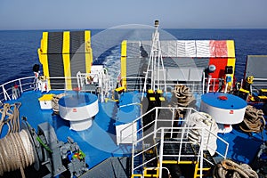 Rear Deck of Large Ferry