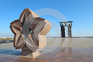 The Rear-front Memorial in Magnitogorsk city, Russia