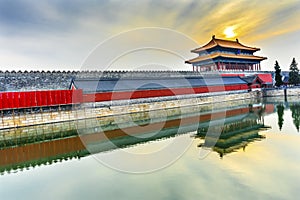 Rear Gate Heavenly Purity Gugong Forbidden City Palace Beijing C