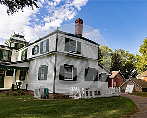 Rear profile of Scouts Rest, home of Buffalo Bill Cody