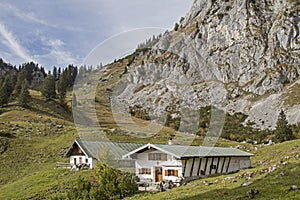 Rear Scharnitzalm south of Benediktenwand