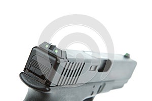 Rear sight of airsoft hand gun, glock model