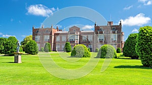 Rear view, Burton Constable Hall, Yorkshire, England.