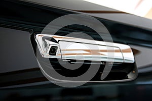 Rear view camera on pickup car