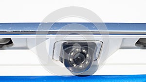 Rear view camera on a vehicle