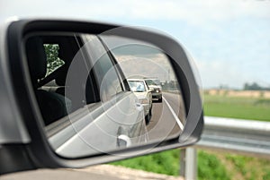 Rear view car mirror