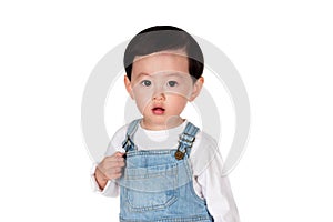 Rear view of a East Asian man SaClose-up of a East Asian man Studio portrait of a young childtudio portrait of a young child