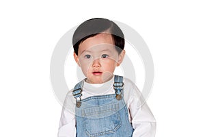 Rear view of a East Asian man SaClose-up of a East Asian man Studio portrait of a young childtudio portrait of a young child