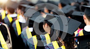 graduates during commencement