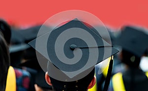 graduates during commencement photo