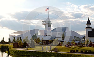 Rear View of The Main Building at The Discovery Park of America, Union City Tennessee