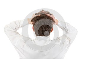 Rear View of the Man