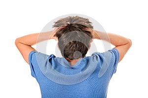 Rear View of the Man