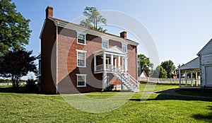 Rear view of McLean House at Appomattox