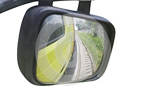 Rear view of mirror