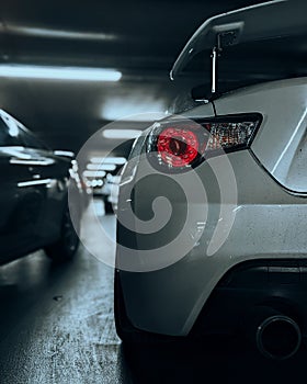 Rear view of a Toyota Gt86