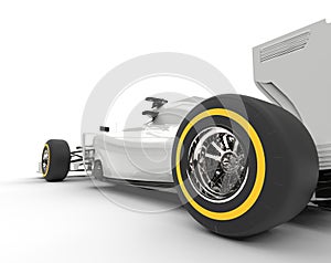 Rear wheel of formula one car