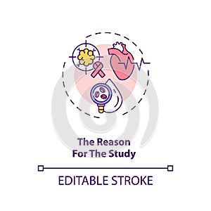 Reason for study concept icon