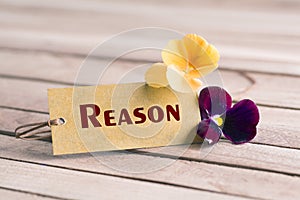 Reason tag photo
