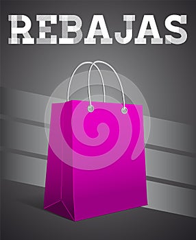 Rebajas - Sale, Discounts spanish text photo