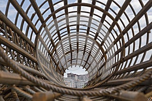 Rebar cage perspective