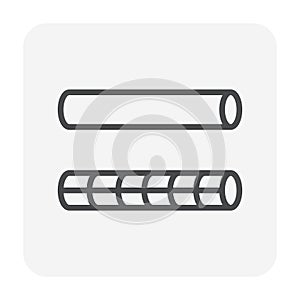 Rebar construction icon