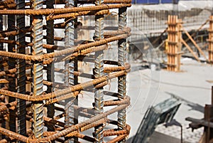 Rebar Construction Site