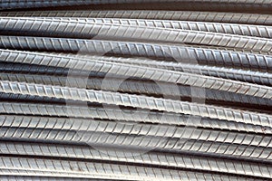 Rebar texture.Construction rebar steel work reinforcement